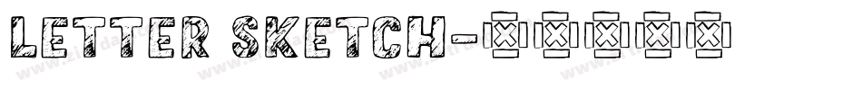 Letter Sketch字体转换